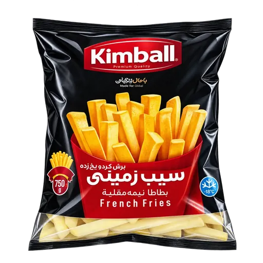 سیب زمینی نیمه سرخ یخ زده کیم بال